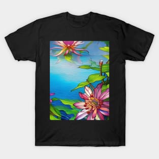 Pink Water Lilies T-Shirt